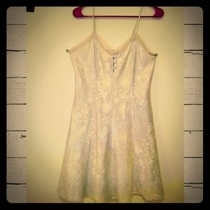 Adonna Vintage Nighty Slip Dress Light Blue Silky